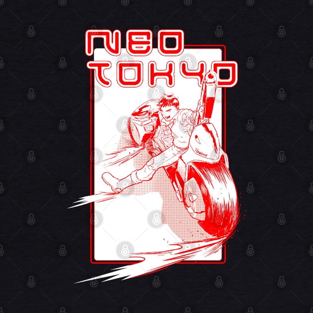 Neo Tokyo - duo tone by peyi_piye